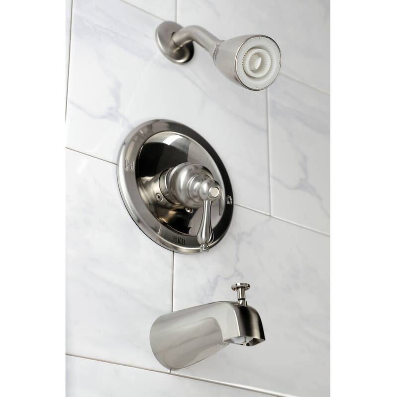 Kingston Brass Tub and Shower Trim Package with 1.8 GPM Single