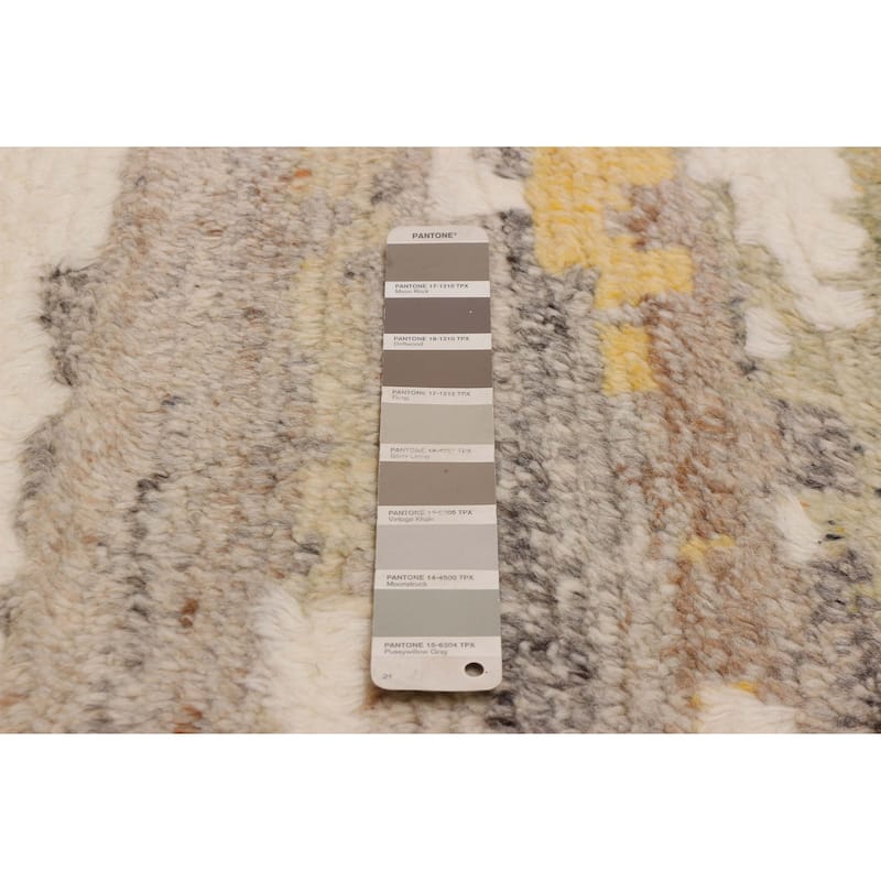 ECARPETGALLERY Hand-knotted Tangier Taupe Wool Rug - 7'11 x 10'0