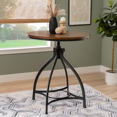 Caverly Round Adjustable Bar Table