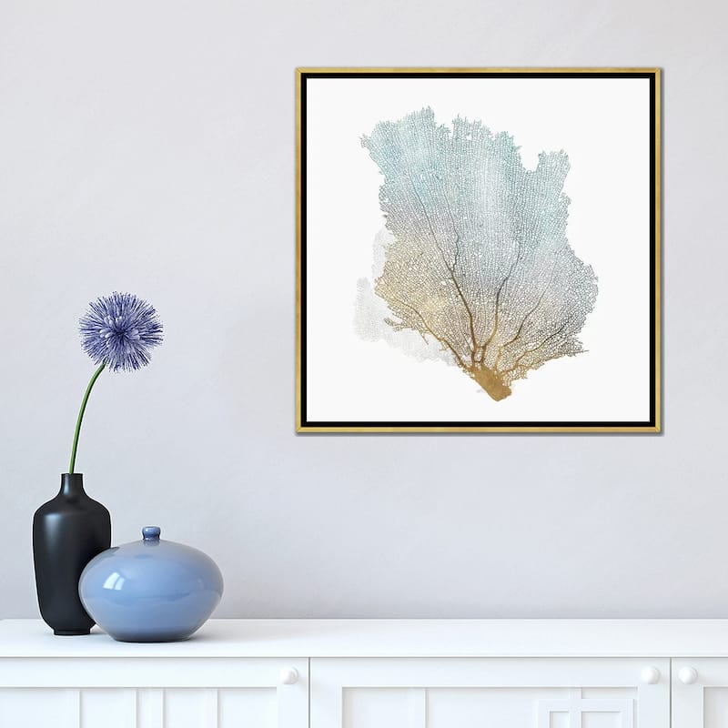 iCanvas "Delicate Coral I" by Isabelle Z Framed Canvas Print