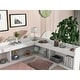 preview thumbnail 16 of 16, Twin Size Platform Bed with L-Shaped Bookcase and 2 Drawers, Captain Bed Frame with Bookcase Headboard for Kids Teens Boys Girls
