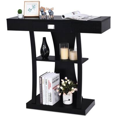 Gymax Console Table Sofa Entry Hallway Porch Desk Storage Display - See Details