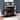 SEI Furniture Tranton Glam Silver/ Black Mirror Electric Fireplace