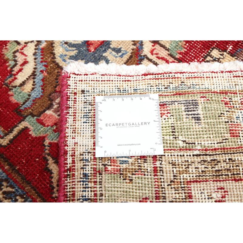 ECARPETGALLERY Hand-knotted Antalya Vintage Red Wool Rug - 8'4 x 11'5