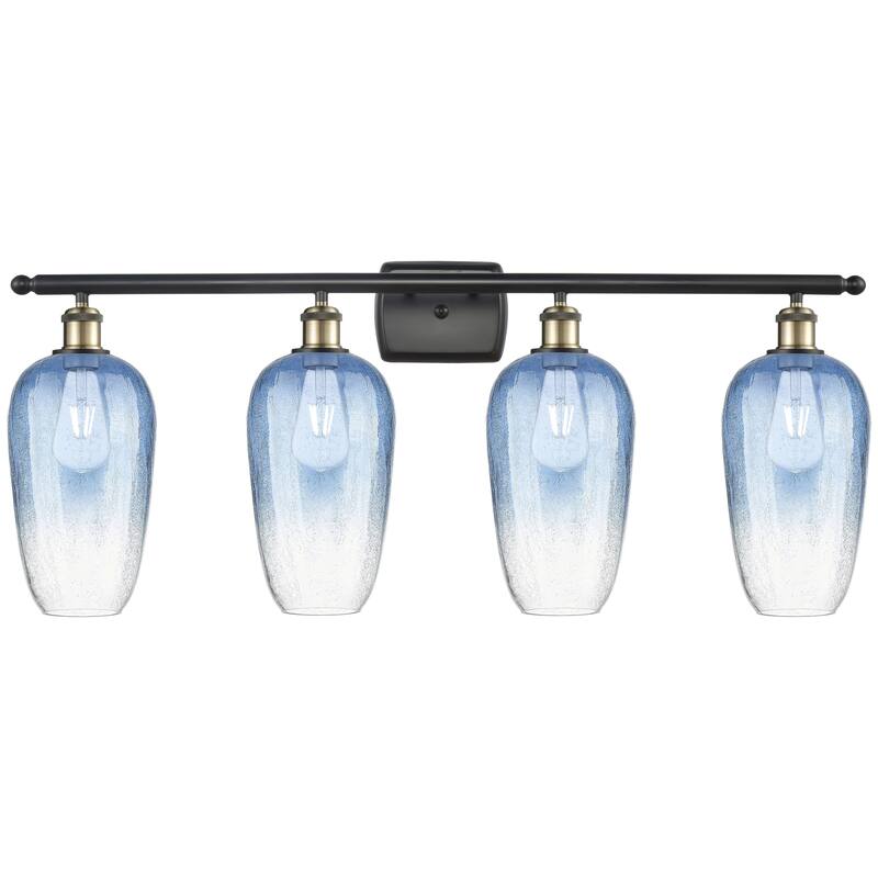 Innovations Lighting Endless Possibilities Ballston - Brookhaven Flute - 4 Light 37" Bath Vanity Light