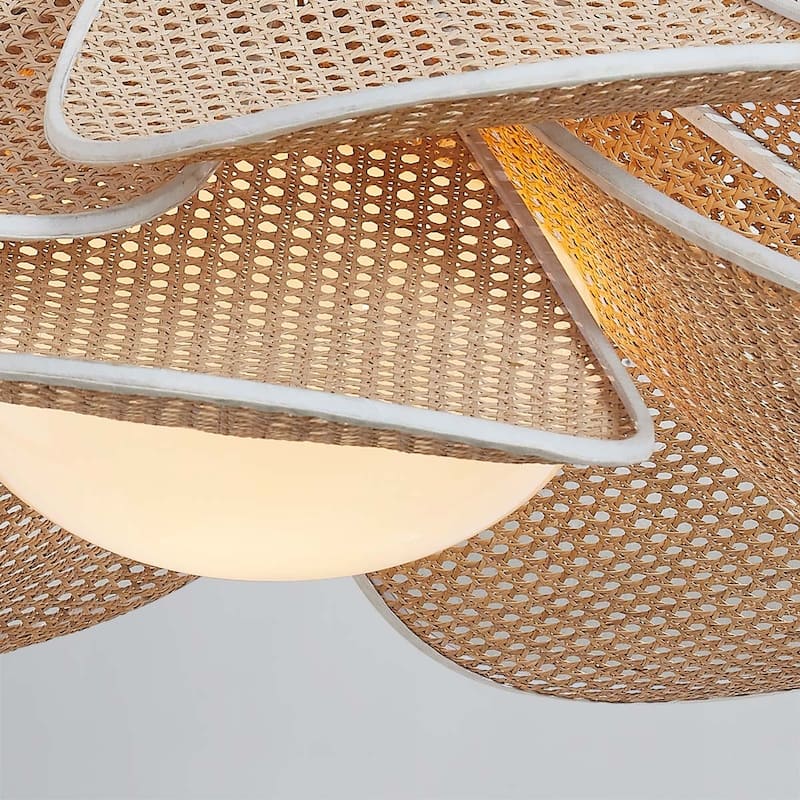 Hudson Valley Lighting 3144 Florina 44" Wide Rattan Pendant