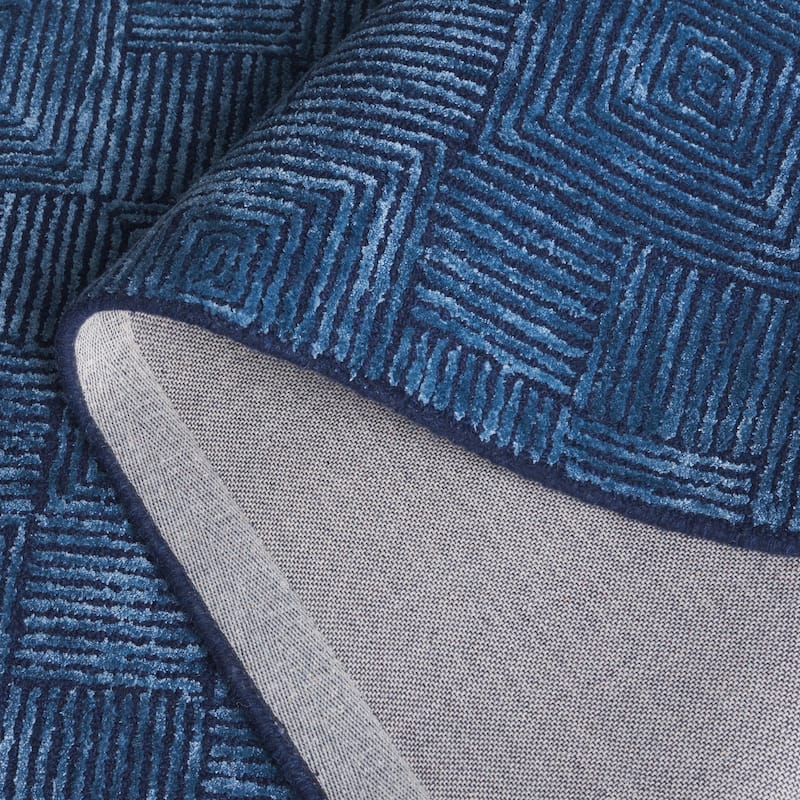 SAFAVIEH Handmade Glamour Nayma Geometric Viscose Rug