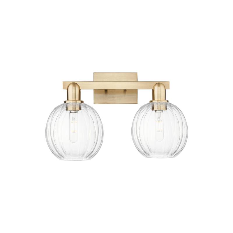 Innovations Lighting Downtown Urban - Preston - 2 Light 16" Globe Shade Bath Vanity Light