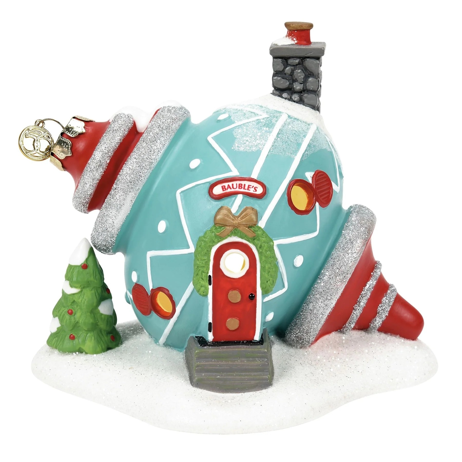 Department 56 North Pole Series Bauble's Ornament House Lighted Building - 6013429