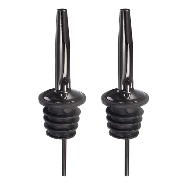 2pcs Stainless Steel Liquor Pourer Wine Bottle Pour Spout Stopper