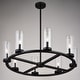 preview thumbnail 4 of 9, Vaxcel Lighting H0291 Grantley 8 Light 30" Wide Ring Chandelier