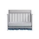 preview thumbnail 5 of 7, HomeRoots Gray Solid and Manufactured Wood Standard Four In One Convertible Crib - 57