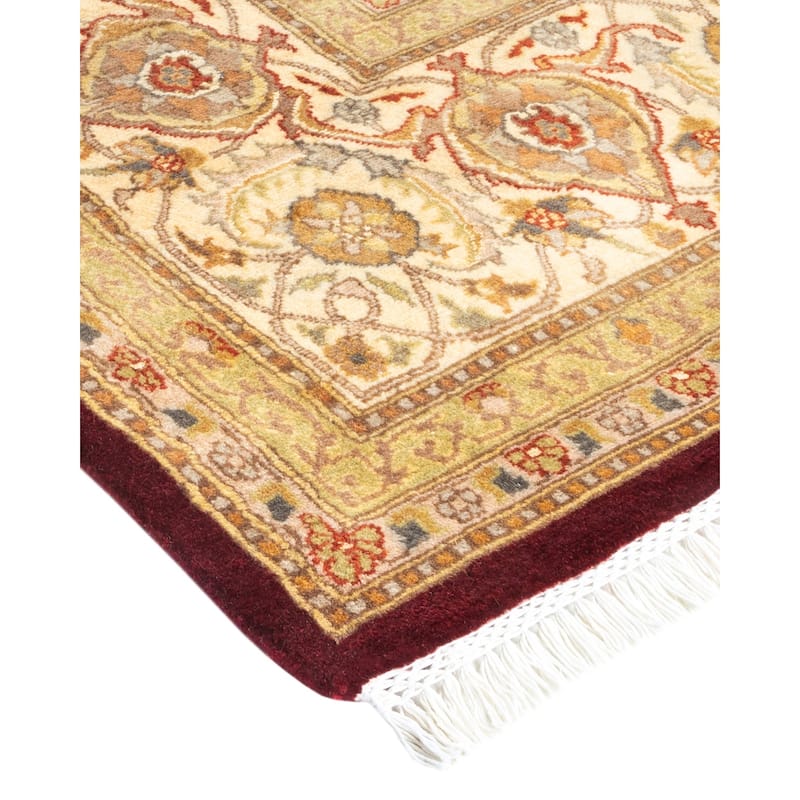 Overton Hand Knotted Wool Vintage Inspired Traditional Mogul Red Area Rug - 8 x 10