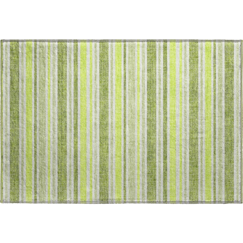 Premium Washable Super Soft Modern Cabana Stripe Mayfield Rug