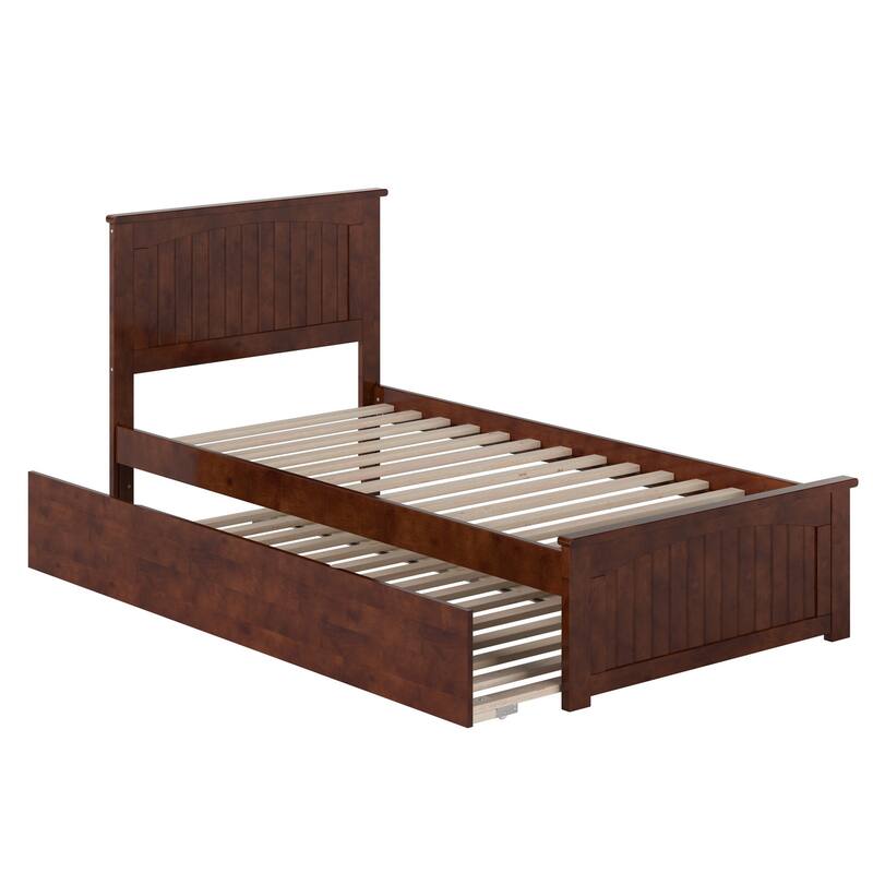 Nantucket Bed with Matching Footboard and Twin XL Trundle