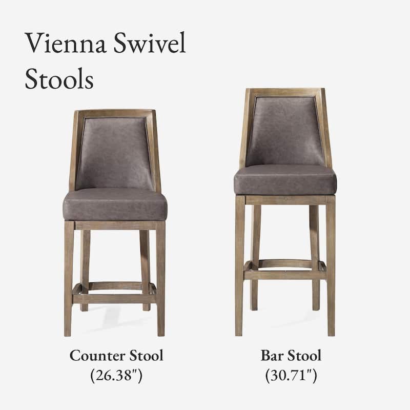 Maven Lane Vienna Swivel Kitchen Stool