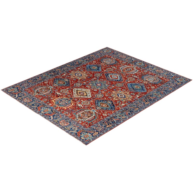 Serapi One-of-a-Kind Hand-Knotted Area Rug - Red, 8' 0" x 9' 9" - 8' 0" x 9' 9"