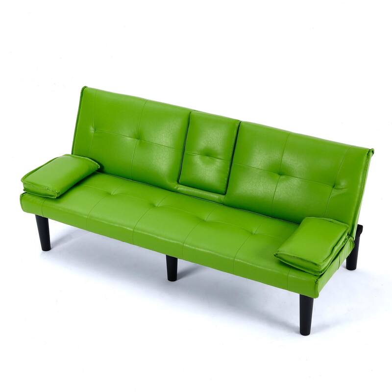 PVC multi-functional sofa bed, with a foldable and cup holder design