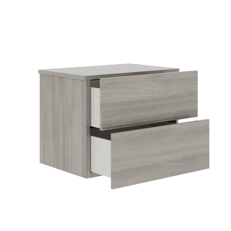 Ayla Nightstand in Dark Oak Melamine