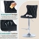 preview thumbnail 6 of 76, Swivel Velvet Bar Stools Sliver Pesdestal (Set of 6)