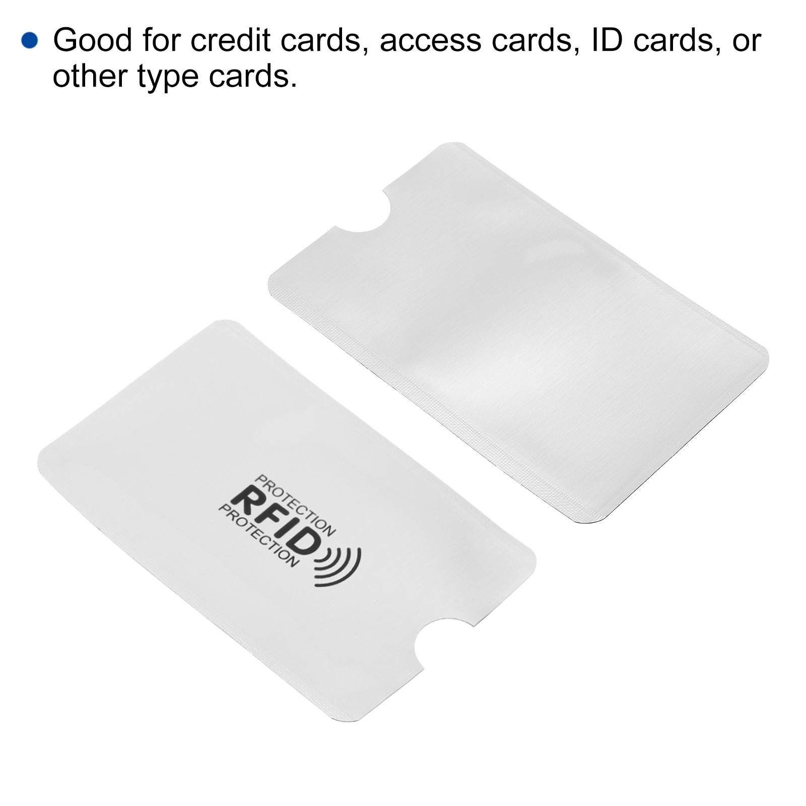 RFID Blocking Credit Card Sleeves, 20 Pcs Contactless Protector Holder -  Bed Bath & Beyond - 36959493