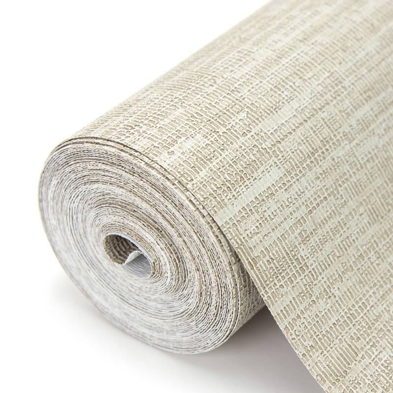 Warner Wembly Taupe Distressed Texture Wallpaper