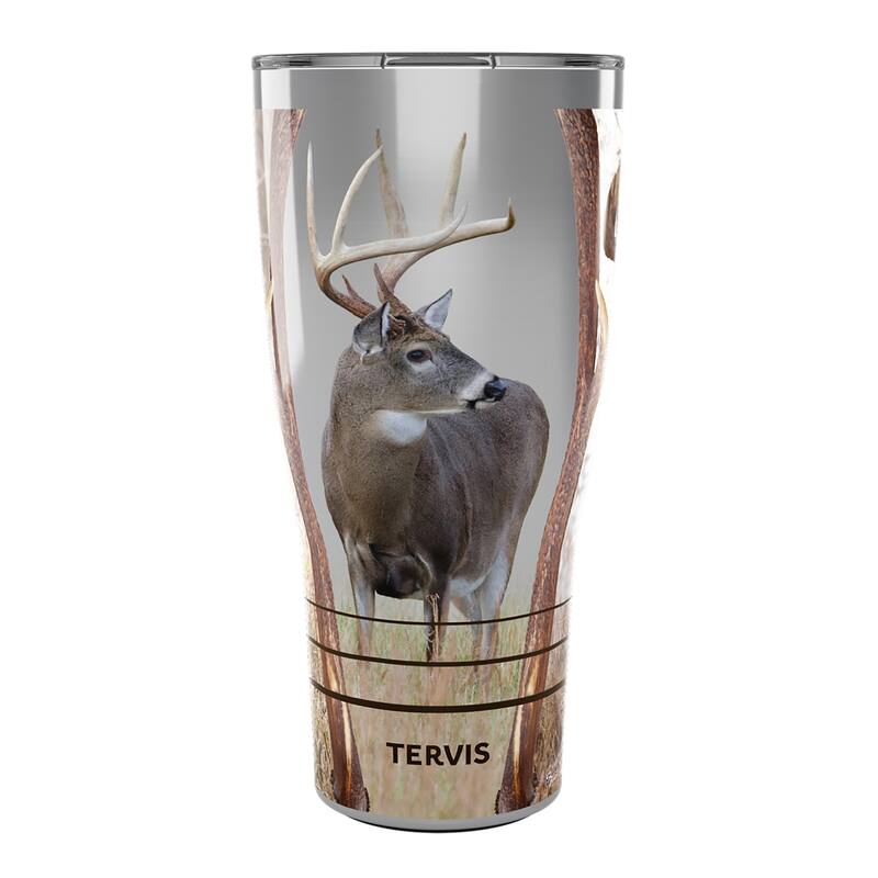 Tervis Traveler Deer Trio Triple Walled Insulated Travel Tumbler, Stainless Steel - 30oz
