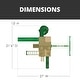 preview thumbnail 3 of 16, Gorilla Playsets Empire Wooden Swing Set with Monkey Bars - Amber