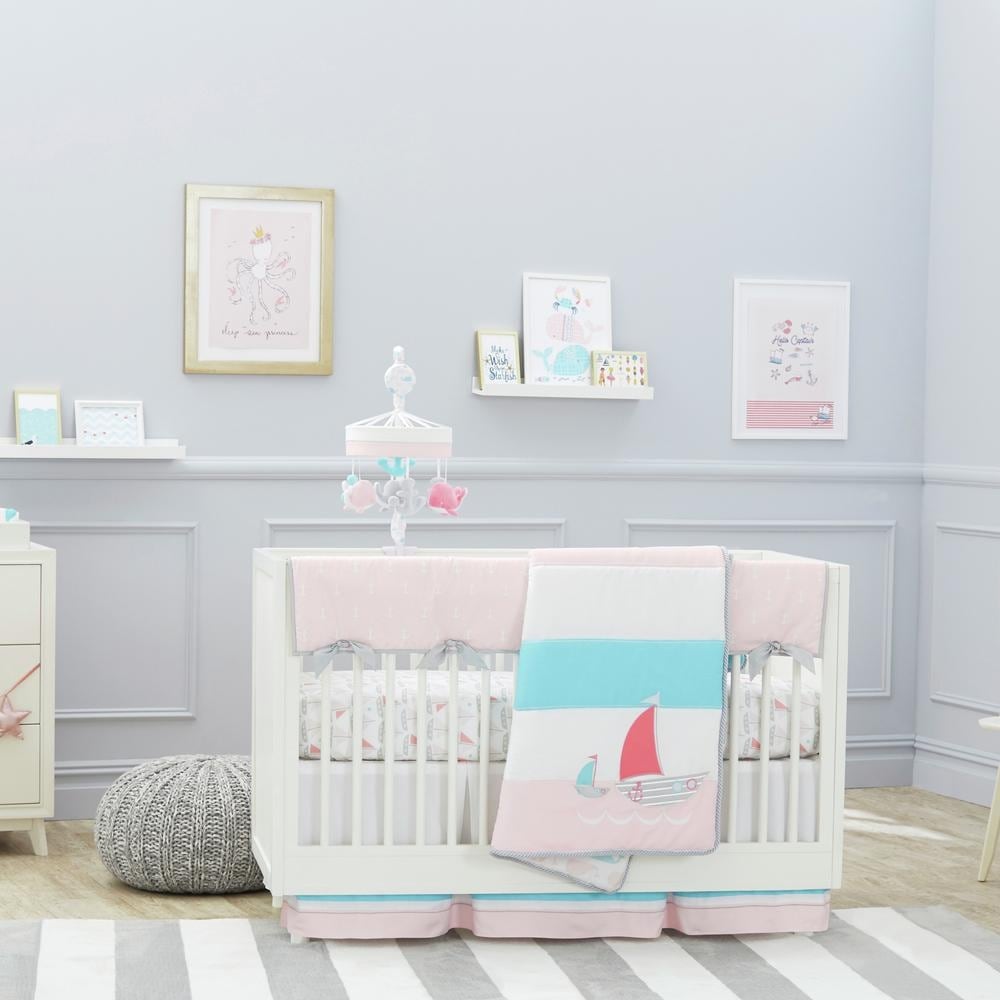 Shop Just Born Sail Into Your Dreams 3 Piece Crib Bedding Set