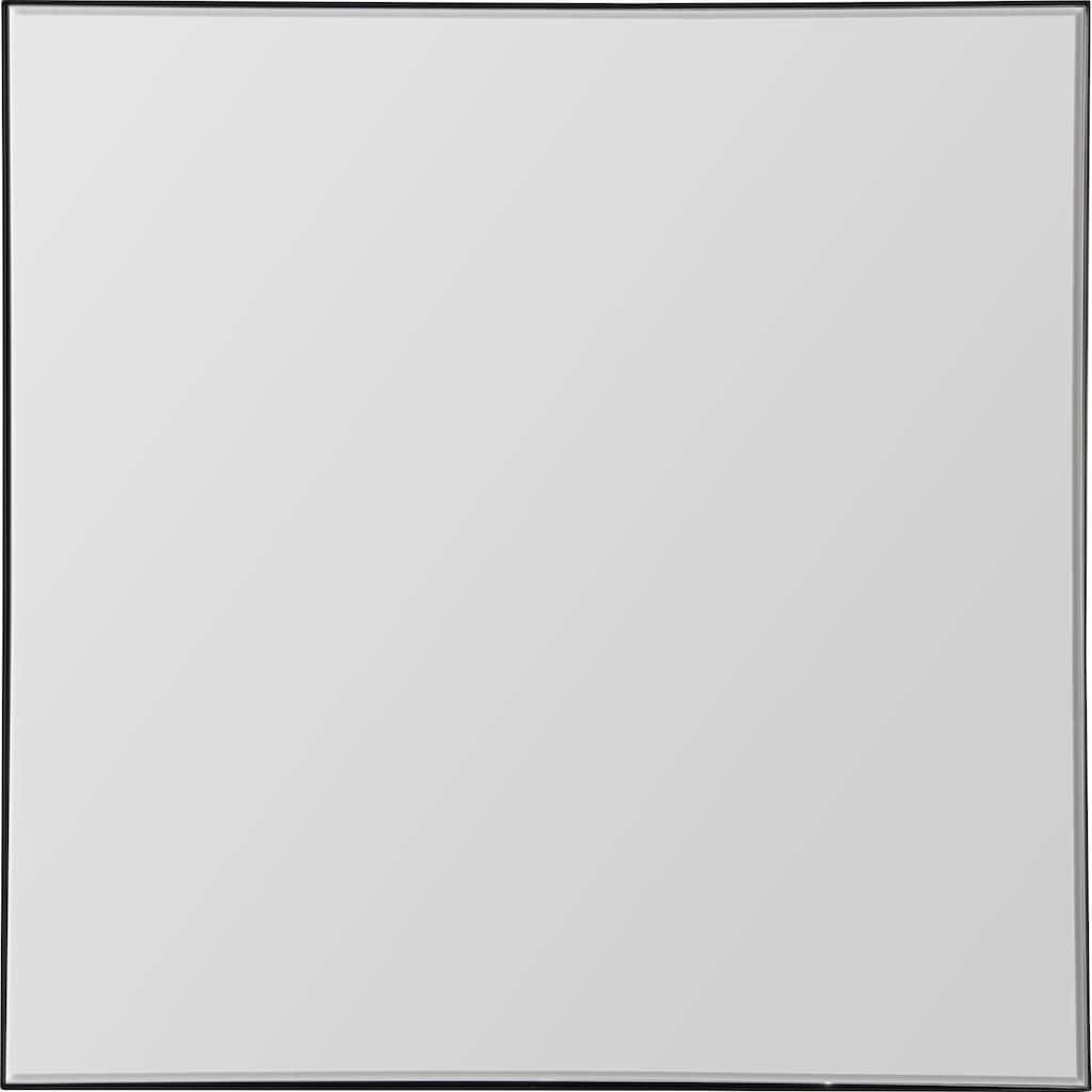 Renwil Greer Wall 35.5" Tall Square Wall Mirror, Black