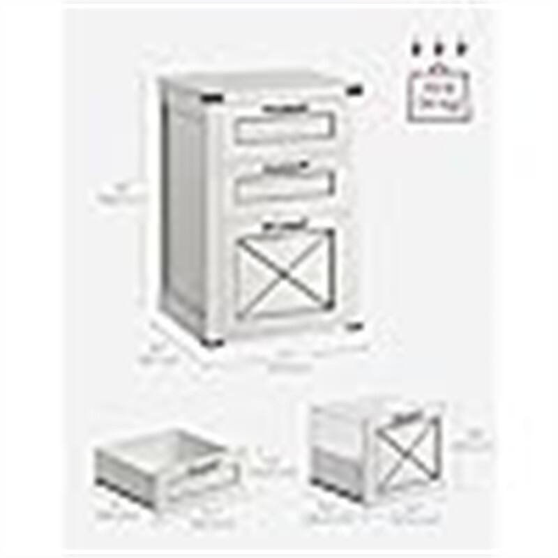 File Cabinet - 15.7"D x 17.7"W x 27"H