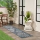 preview thumbnail 4 of 5, Nourison Garden Oasis Indoor/Outdoor Blue Floral Tropical Area Rug