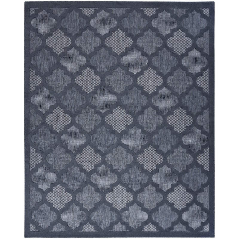 HomeRoots Contemporary Rectangle Outdoor Rug - 8' X 10'