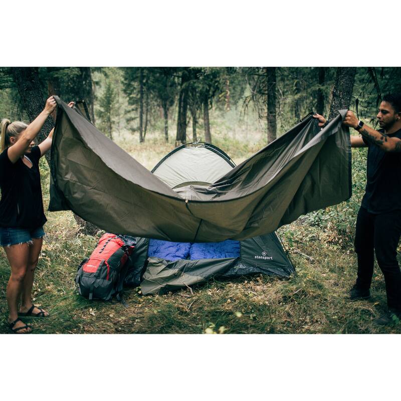 Stansport Heavy Duty Rip-Stop Tarp 7' x 9' - O.D. Green