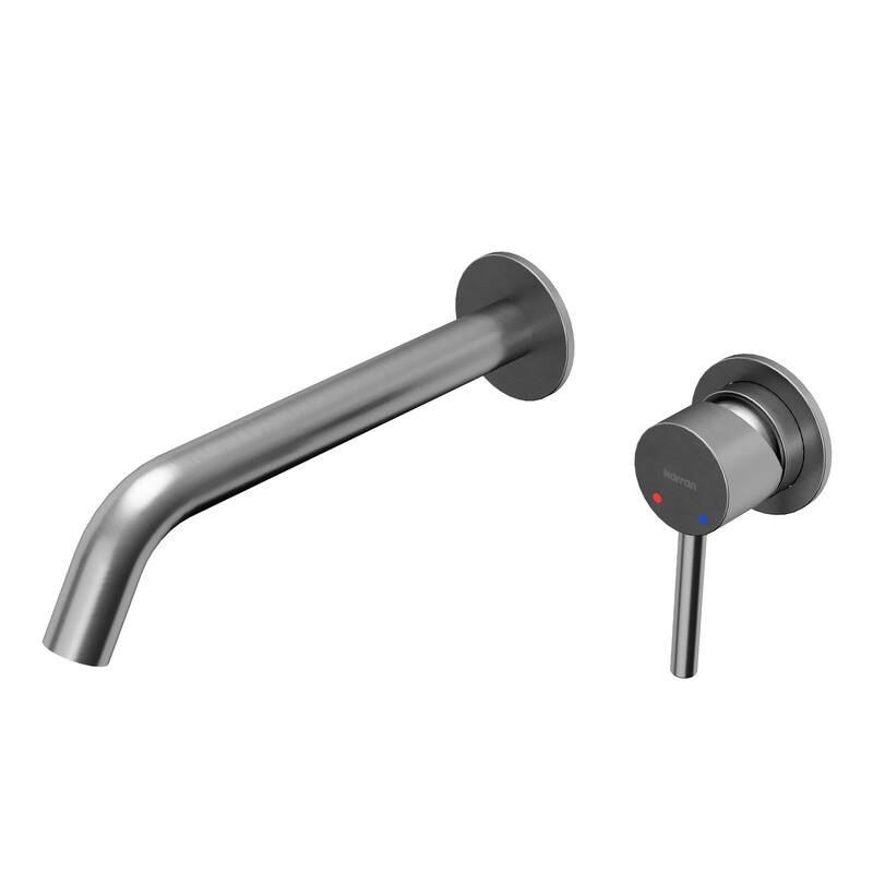 Karran Grantham KBF610 Single Handle Wall-Mount Bathroom Faucet - Stainless Steel