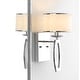 preview thumbnail 1 of 0, SAFAVIEH Lighting Lenora Chrome Drum Sconce (Set of 2) - 6"W x 8"D x 13"H