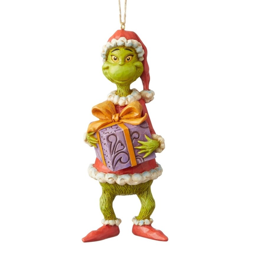 Shop Grinch Holding Presents Christmas Holiday Ornament Grinch By