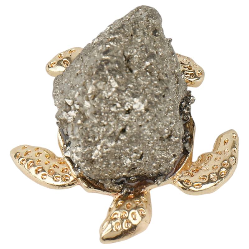 Metal Decorative Object Turtle Figurine Textured Shell - 2" Silver - 2" x 2" x 2"