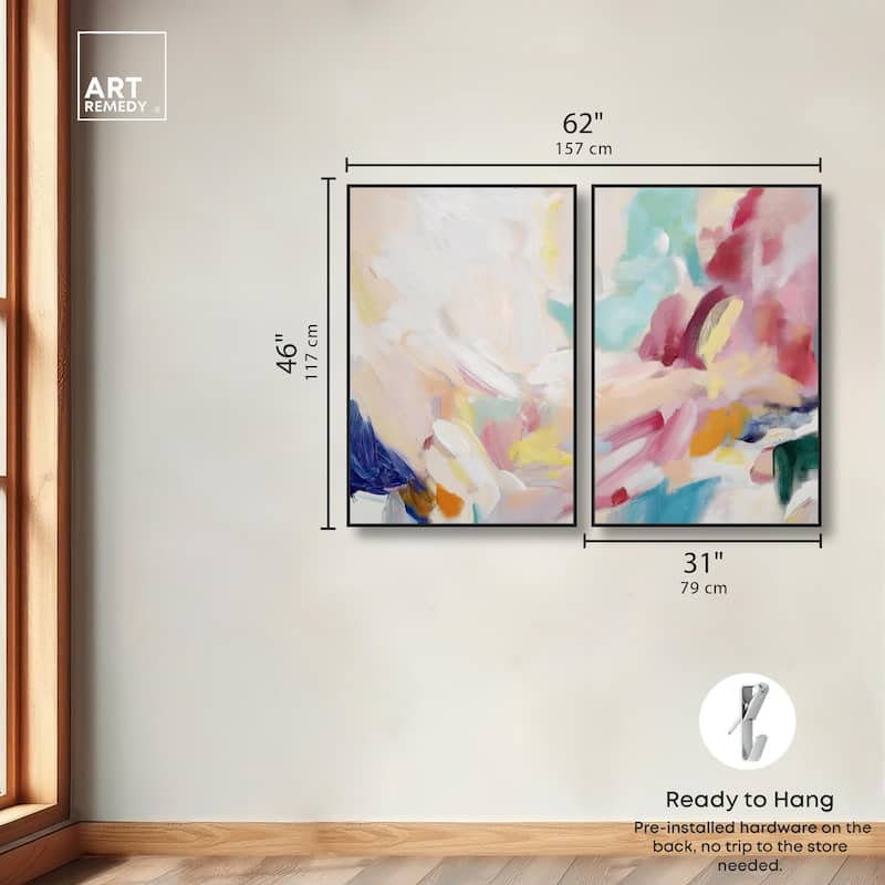 Unbridled Spirit I Canvas Set of 2 by Art Remedy