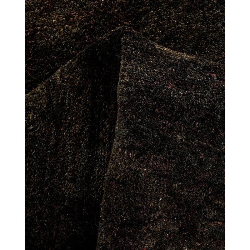 Vibrance One-of-a-Kind Hand-Knotted Runner Rug - Brown, 2' 8" x 4' 4" - 2' 8" x 4' 4"