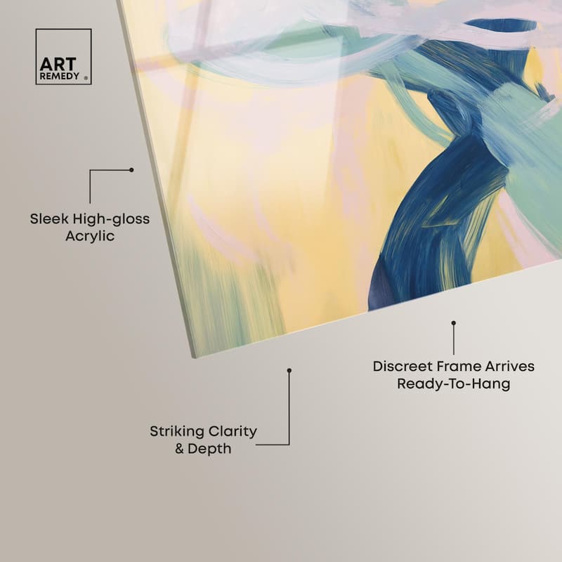 Entangled Embrace II Acrylic by Art Remedy, Ready to Hang