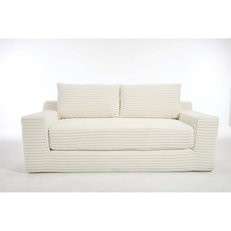Sofa 70-in Casual Beige 2 -seater Loveseat - 8' x 10'