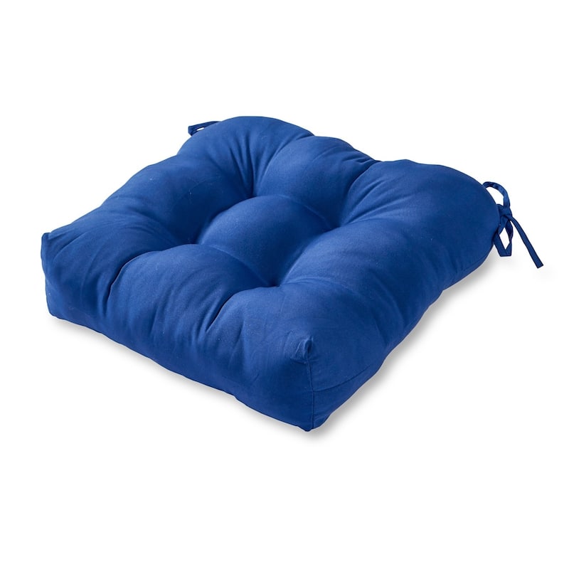 Marine Blue 20-inch Outdoor Chair Cushion by Greendale Home Fashions - 20w x 20l