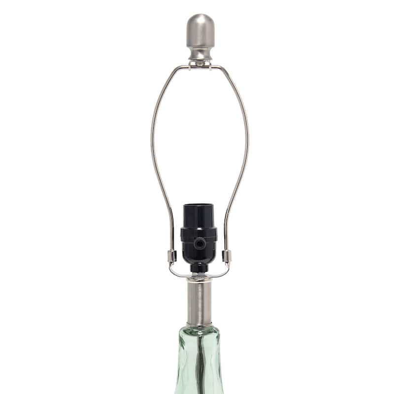 23.25 in. Modern Colored Dimpled Glass Table Lamp