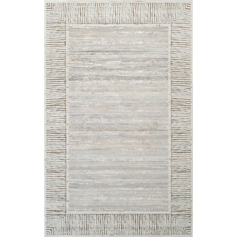 High-Low Savannah Rug - 5'0" x 7'10" - Beige/Grey