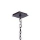 preview thumbnail 4 of 3, Capri 7 Light Raw Steel Chandelier - 24'' W x 38'' H x 21.75'' D
