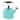 2.2 Quart Stainless Steel Tea Kettle in Blue