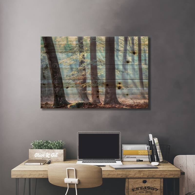 Spellbound Print On Wood by Lars van de Goor - Multi-Color