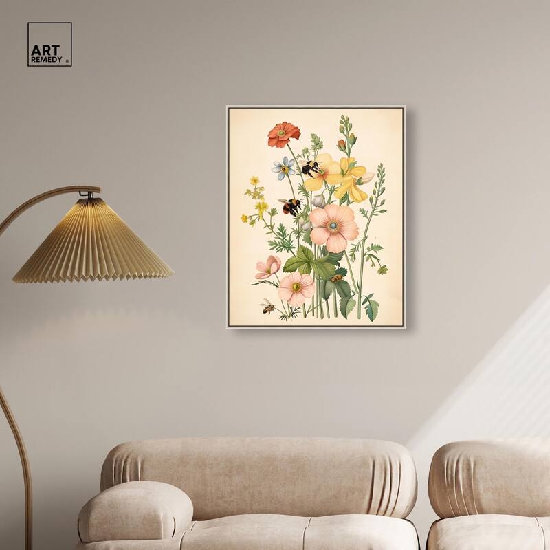 Pollinator Portrait I Canvas by Art Remedy