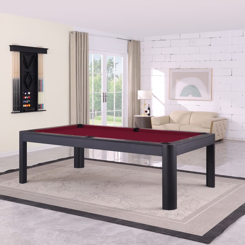Cadora Duo 7FT Slate Pool Table in Black Ash With Dining top